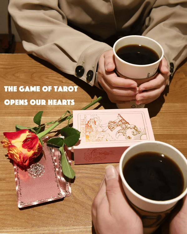 🔥Witchy Cauldron Rose Gold Tarot Cards with Guide Book