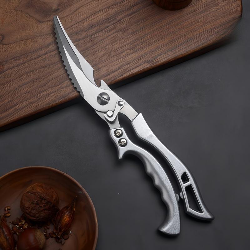 Multifunctional Lightweight Kitchen Scissors Stainless Steel