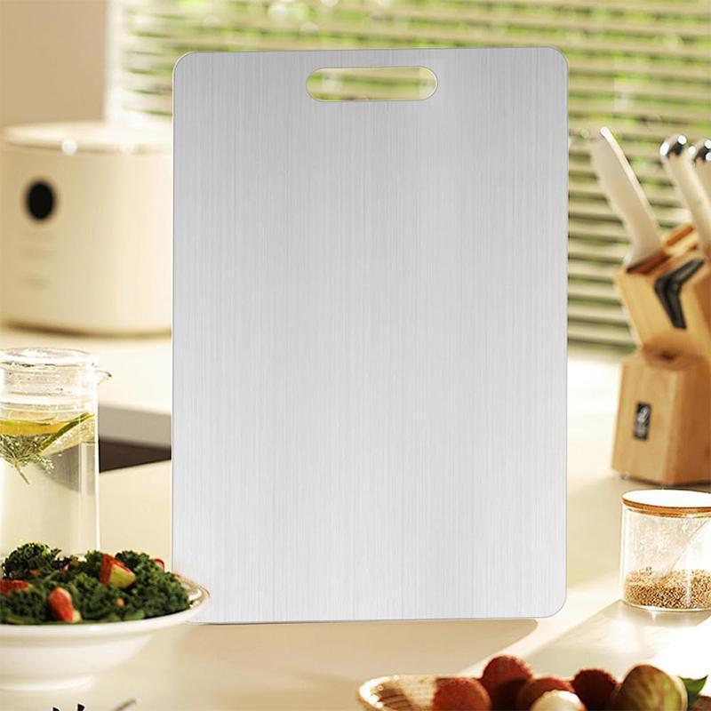 🏆🔥Stainless Steel Double Sided Chopping Board