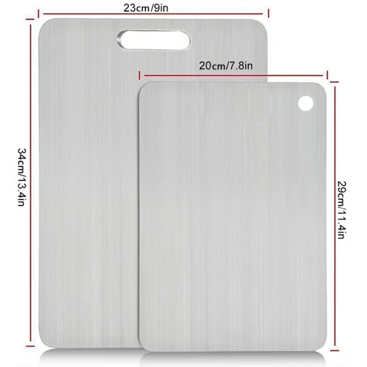 🏆🔥Stainless Steel Double Sided Chopping Board