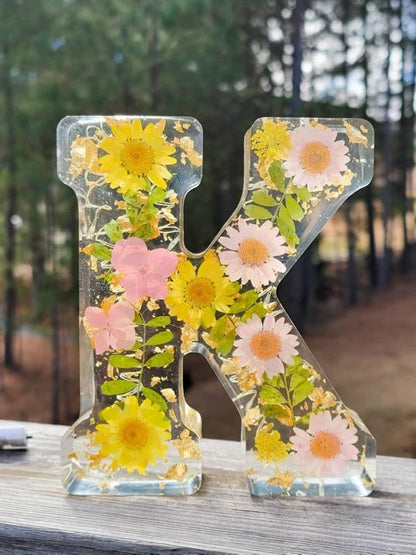🌸Handmade Floral Resin Home Decor/ Night Light