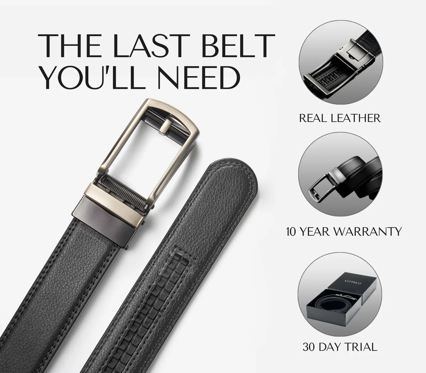 VeyGrip™ Ratchet Belt – Perfect Fit. No Holes. All-Day Comfort.