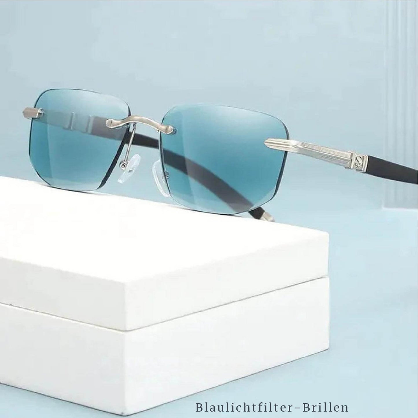 BlueShield™ | Hohe Härte, Blaulichtfilter-Lesebrille für Nähe und Ferne | 1+1 GRATIS