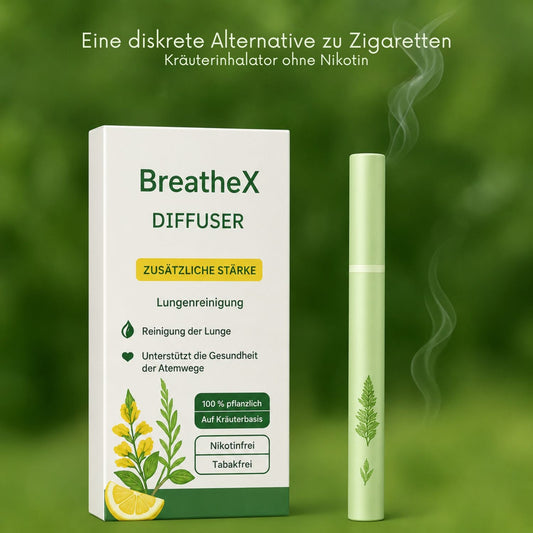 BreatheX™ | Gesunde, nikotinfreie Alternative zum Rauchstopp