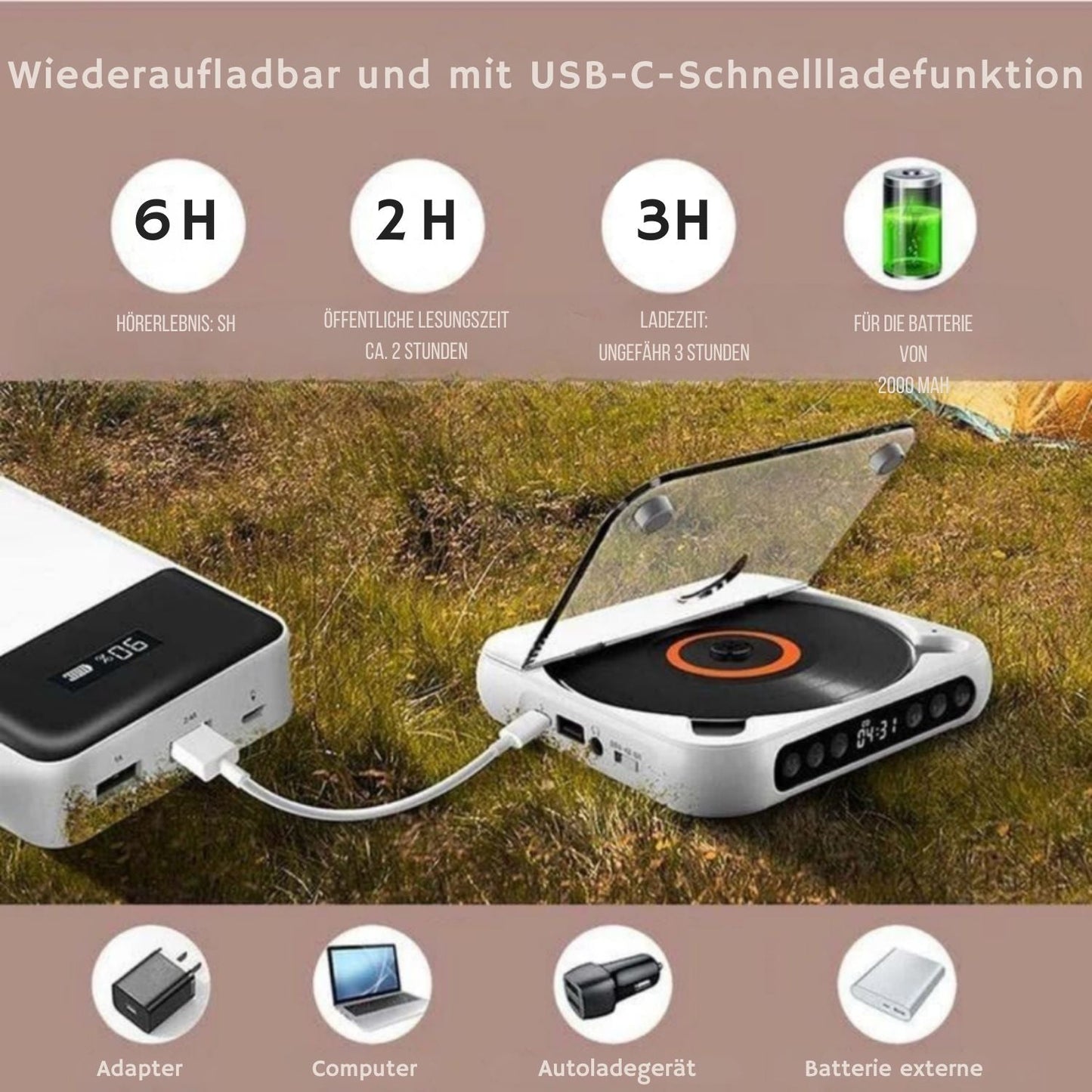 DiscVibe™ | Der moderne CD-Player, der Ihre Lieblingsalben wieder zum Leben erweckt