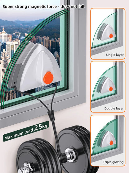 Magnetischer Fensterreiniger - Fenster waschen war noch nie so einfach!