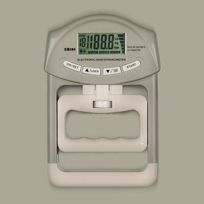 Hand Dynamometer Grip Strength Tester – 198 lbs/90 kg Digital Hand Strength Trainer