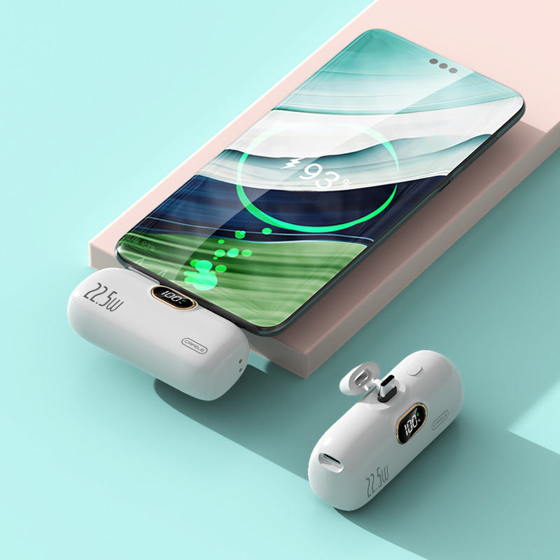 🎉⏰5000mAh Mini Portable Charger Power Bank for phone🔋