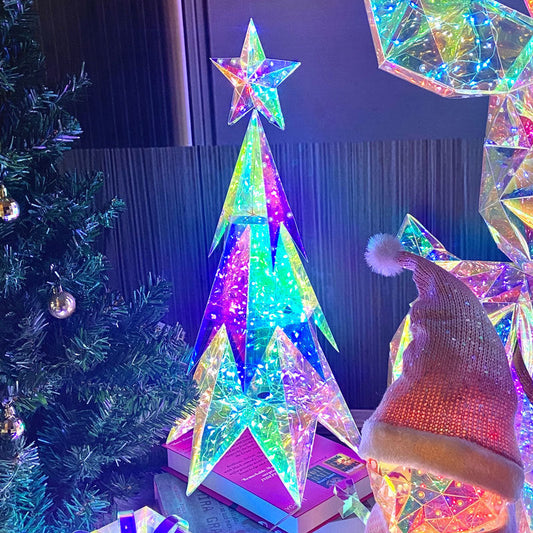 🎅 Early Christmas Sale 🎅✨Christmas Regular Holographic In/Outdoor Figure with Remote
