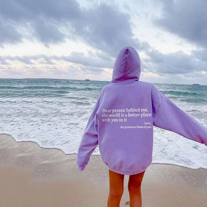 Best person behind me Hoodie