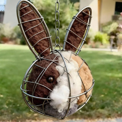 🔥LAST DAY 49% OFF - 🕊️🏡Handmade Natural Alpaca Fiber Bird Nesting Heart❤️A Cozy Gift for Birds