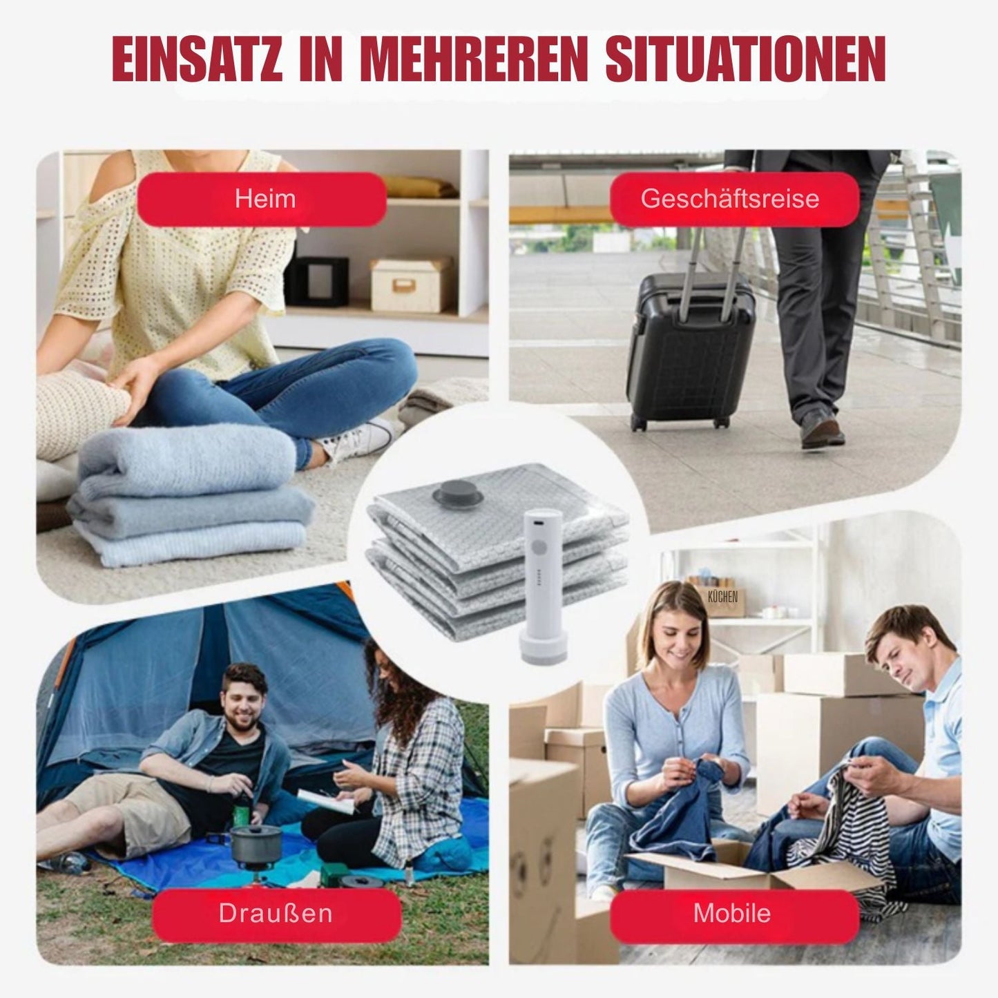 TravelVac™ | Packen Sie clever und schaffen Sie deutlich mehr Platz