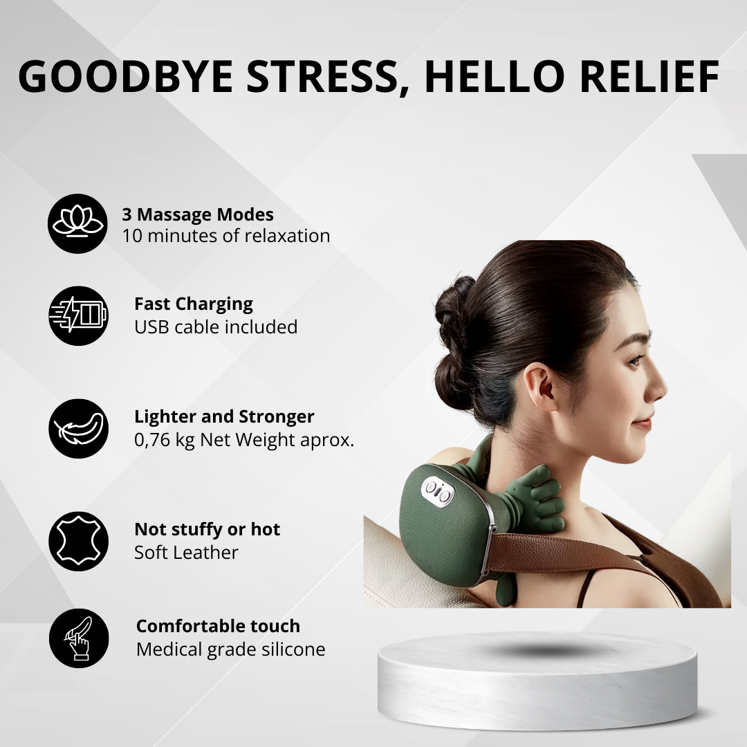 Portable Neck and Back Relaxing Massager