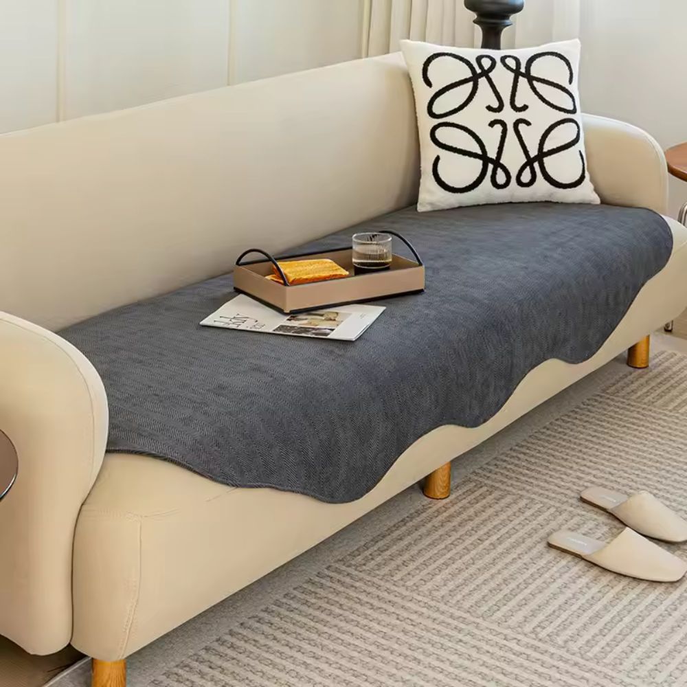 Cozy Quilted Sofa Protector - All-Season Furniture Cover