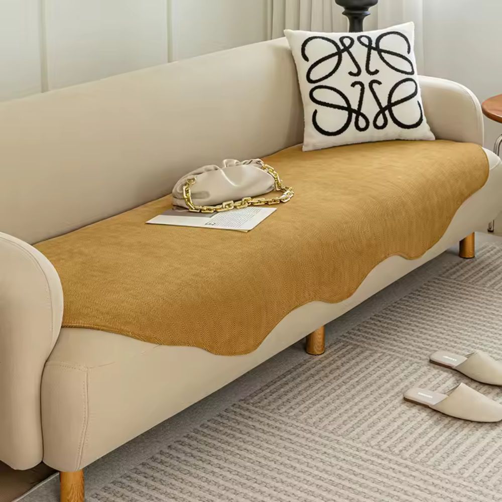 Cozy Quilted Sofa Protector - All-Season Furniture Cover