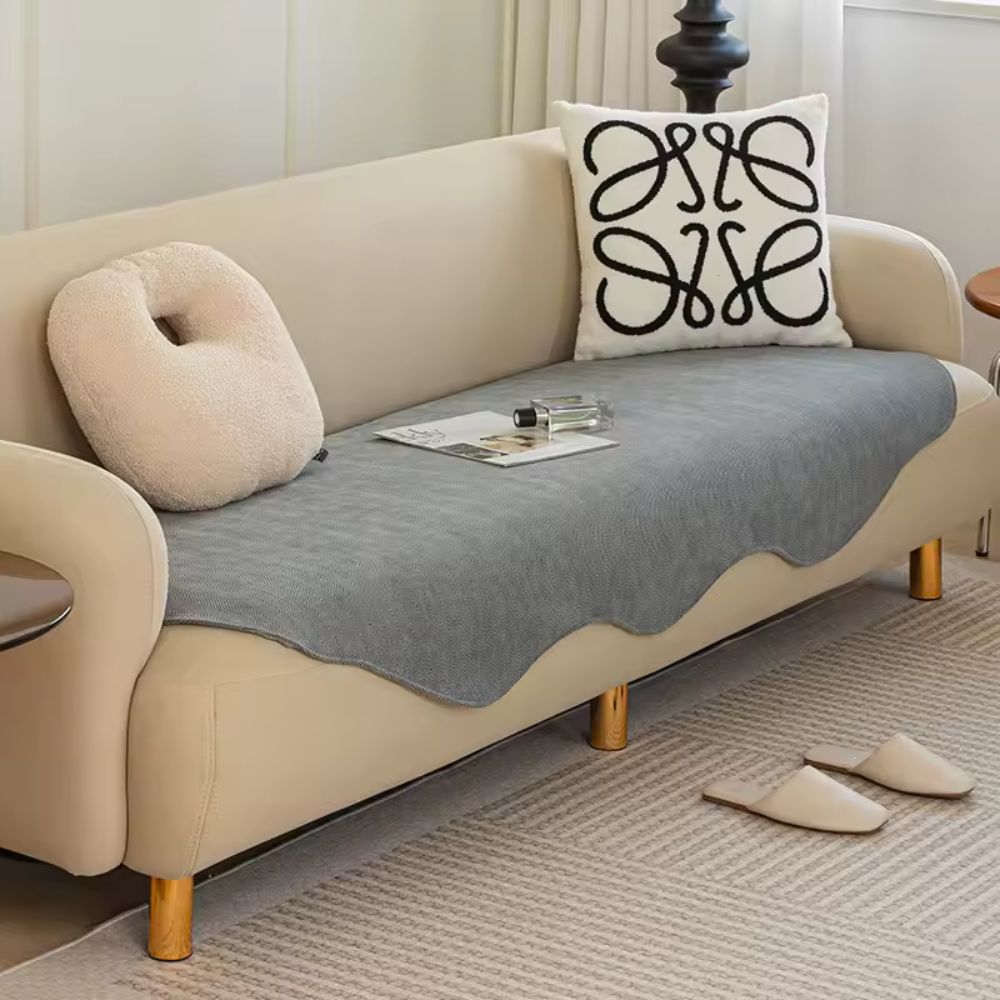 Cozy Quilted Sofa Protector - All-Season Furniture Cover