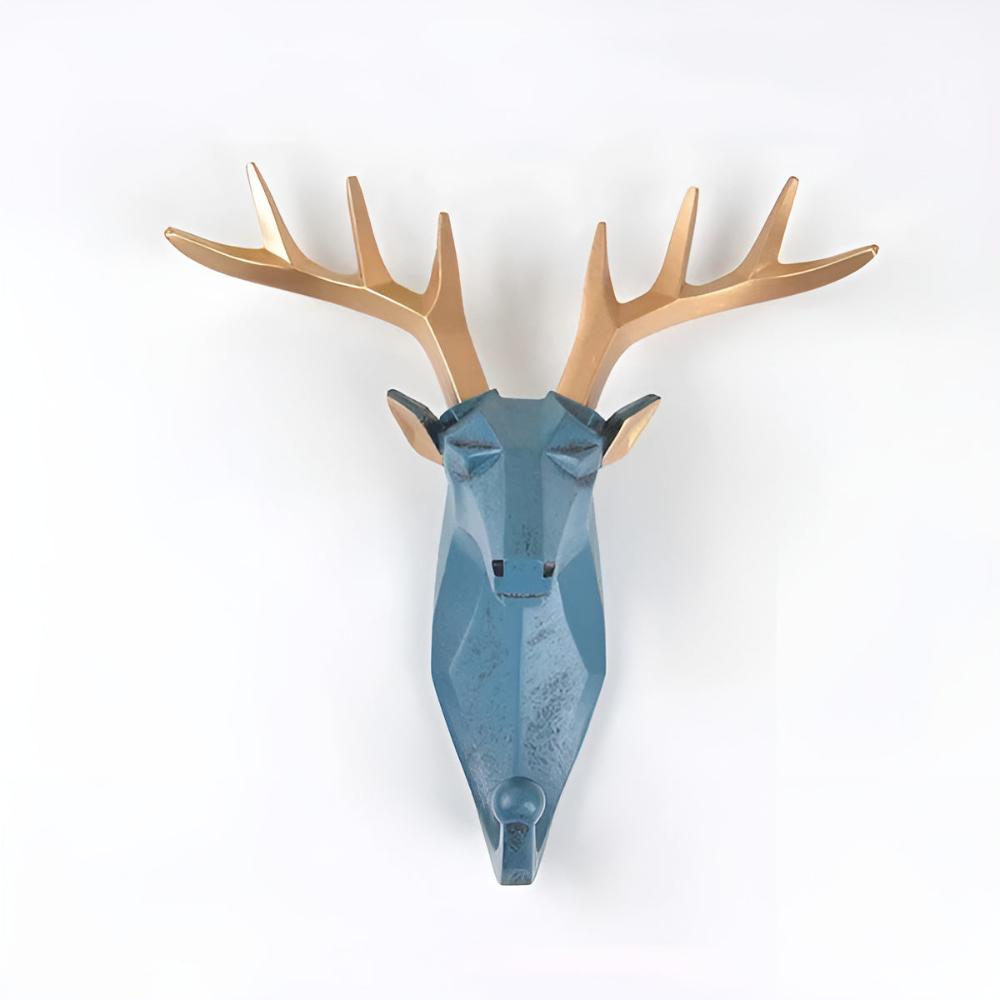 Whimsical Animal Head Wall Hooks for Keys & Coats