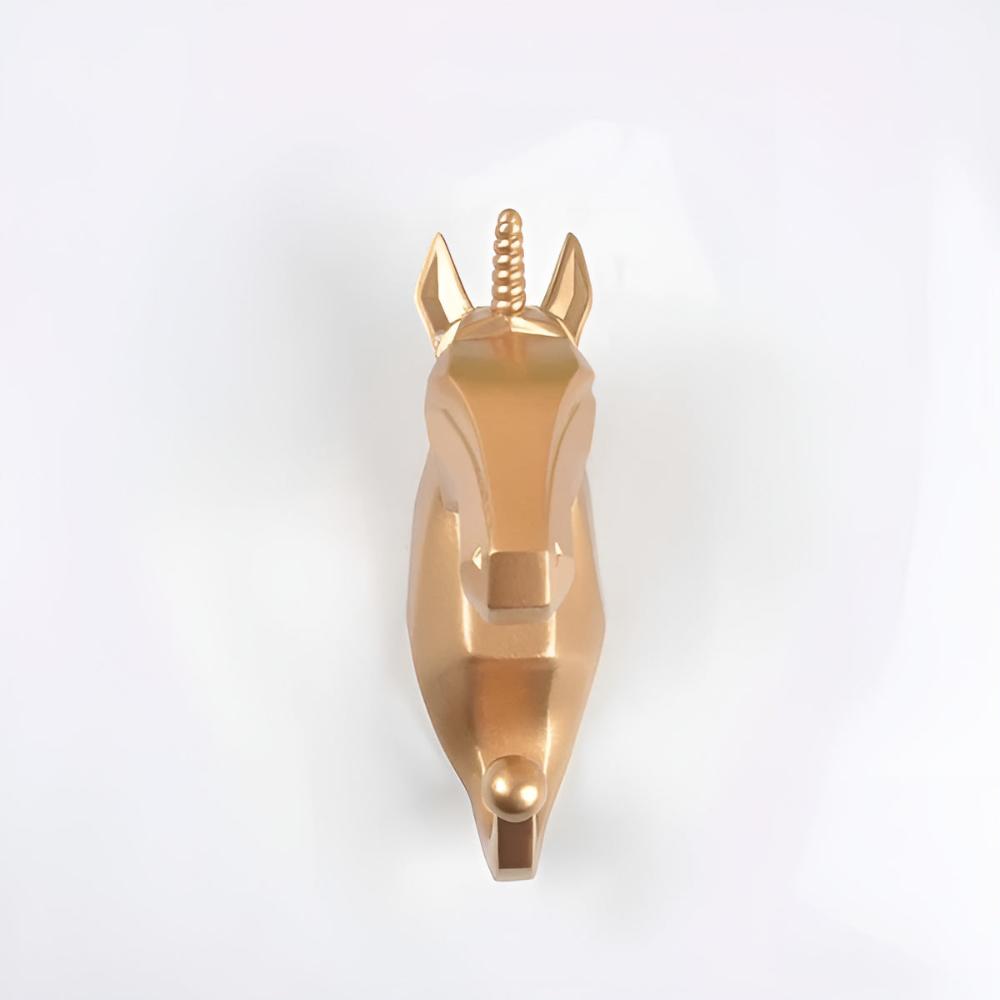 Whimsical Animal Head Wall Hooks for Keys & Coats