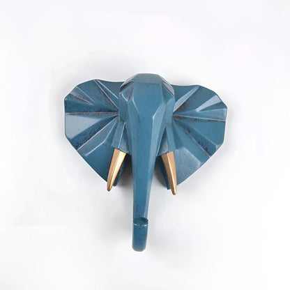 Whimsical Animal Head Wall Hooks for Keys & Coats