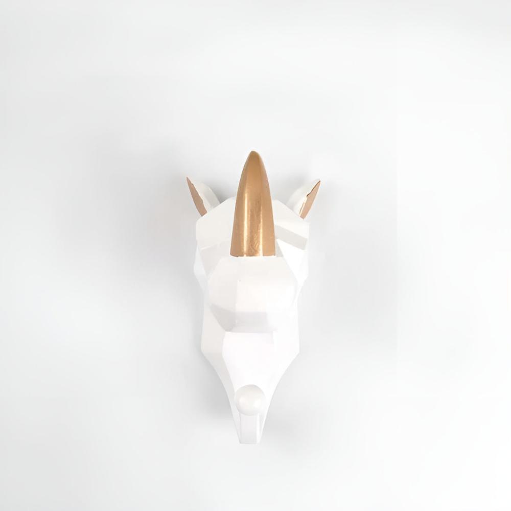 Whimsical Animal Head Wall Hooks for Keys & Coats
