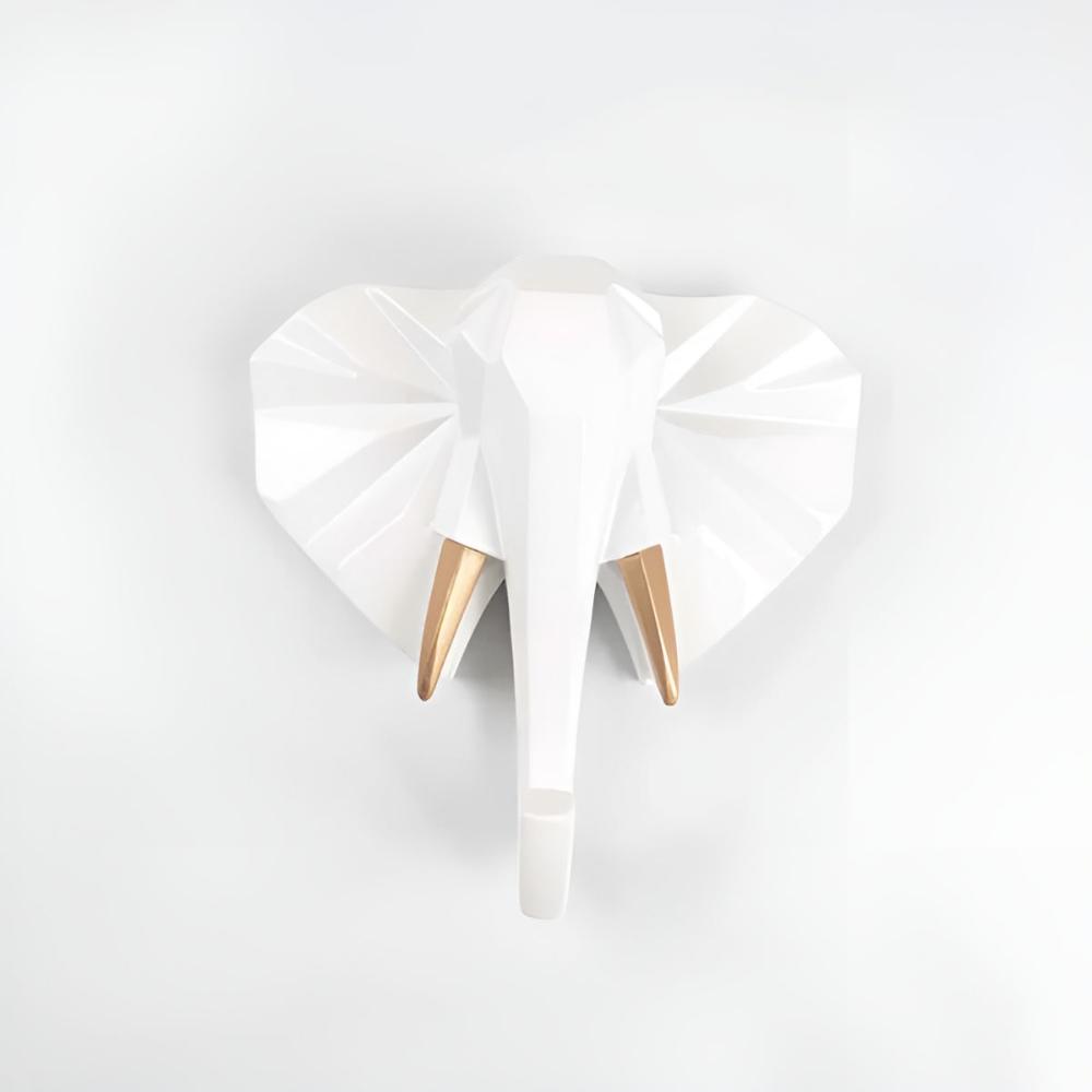 Whimsical Animal Head Wall Hooks for Keys & Coats