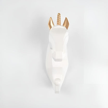 Whimsical Animal Head Wall Hooks for Keys & Coats