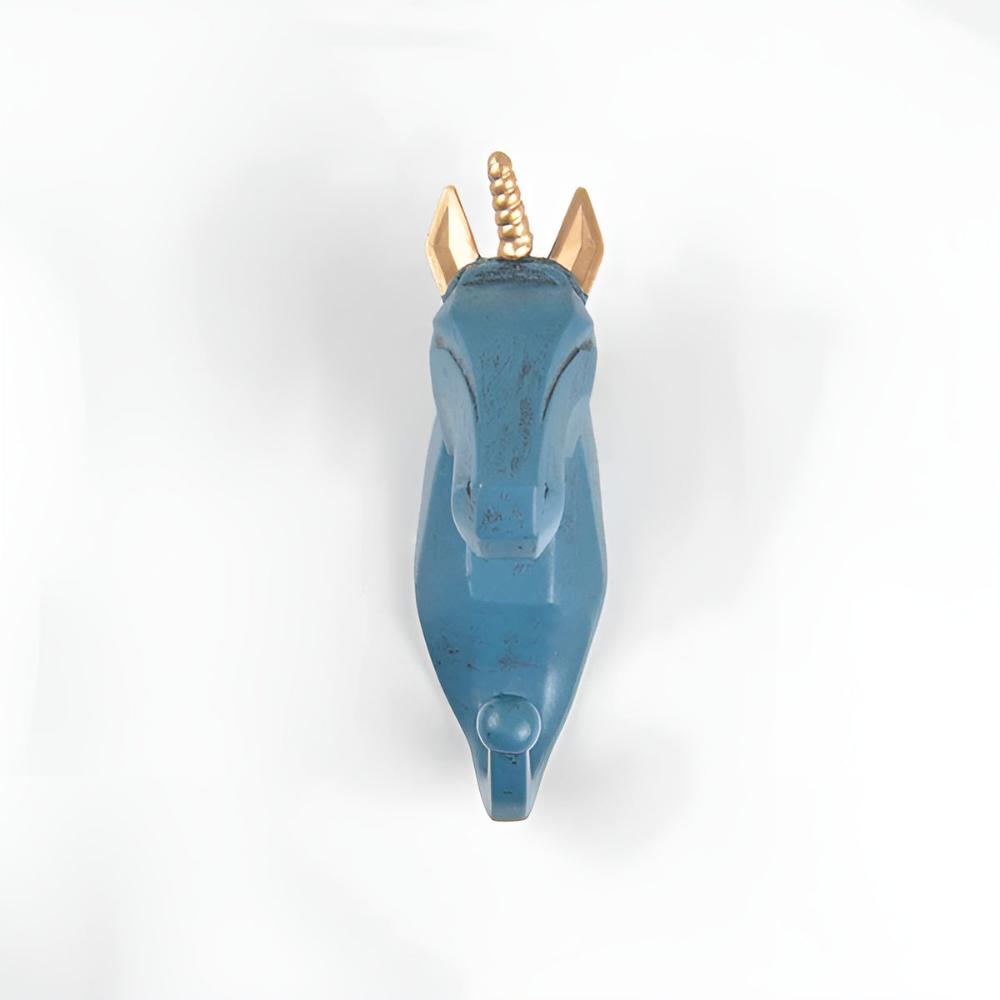 Whimsical Animal Head Wall Hooks for Keys & Coats