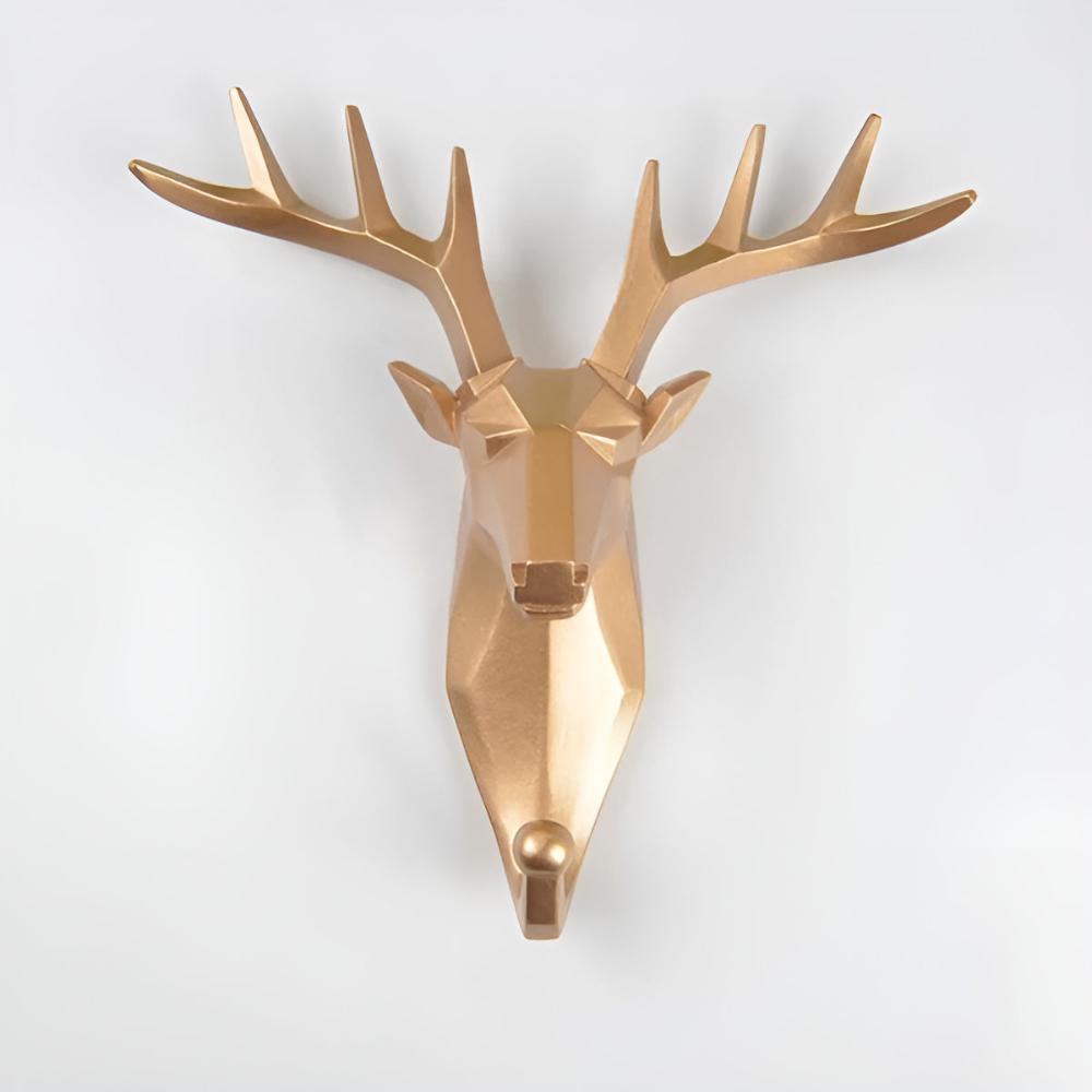 Whimsical Animal Head Wall Hooks for Keys & Coats