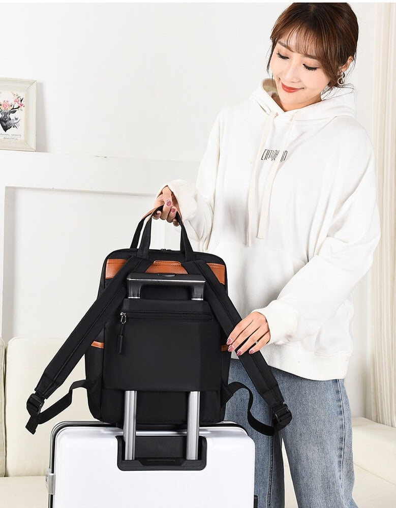Secure Travel Backpack with Hidden Pockets
