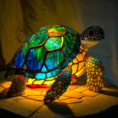 Stained Glass Animal Lamp for Unique Home Decor