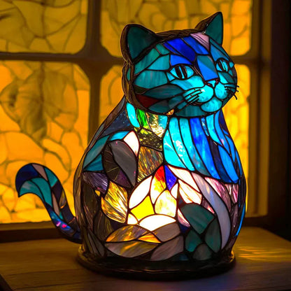 Stained Glass Animal Lamp for Unique Home Decor