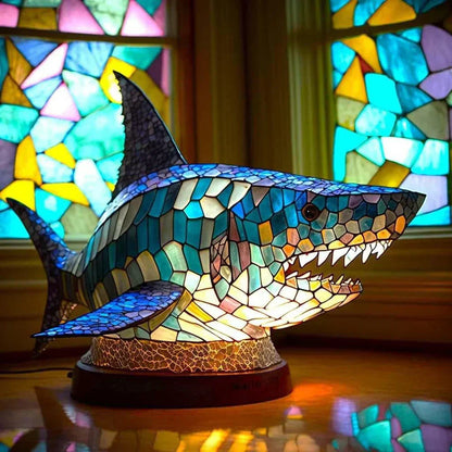 Stained Glass Animal Lamp for Unique Home Decor