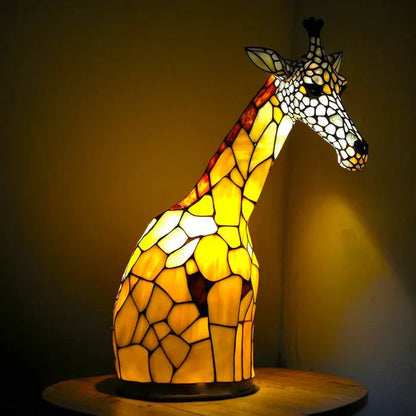 Stained Glass Animal Lamp for Unique Home Decor
