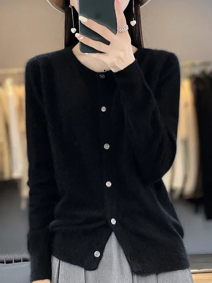 Aurea 100% Cashmere Cardigan | Pure Cashmere Sweater