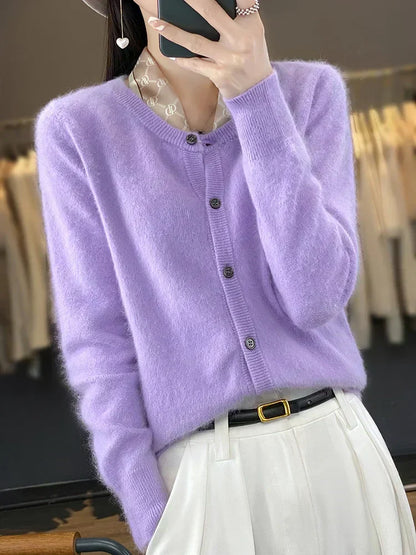 Aurea 100% Cashmere Cardigan | Pure Cashmere Sweater