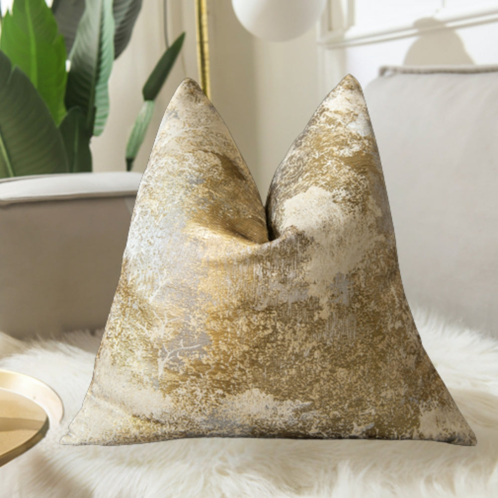 Gilded Luxury Accent Pillow Cover