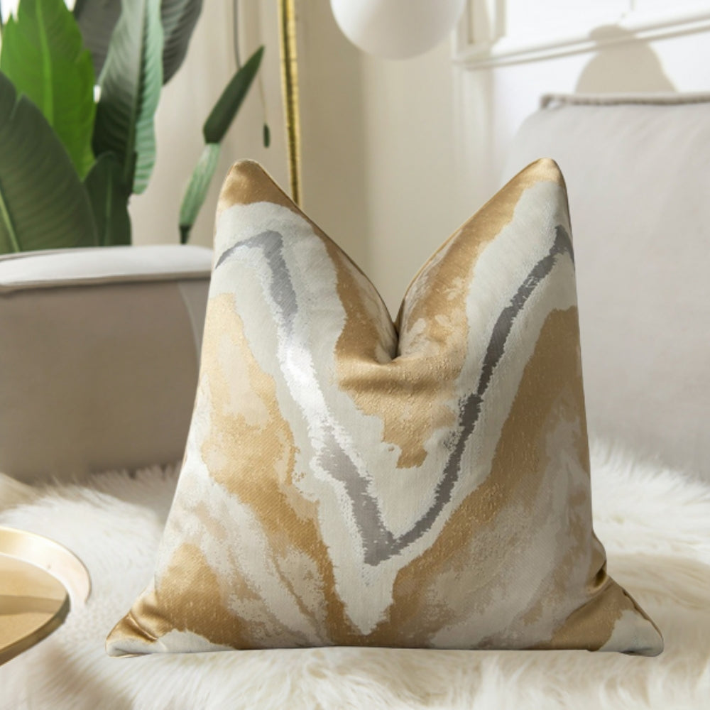 Gilded Luxury Accent Pillow Cover
