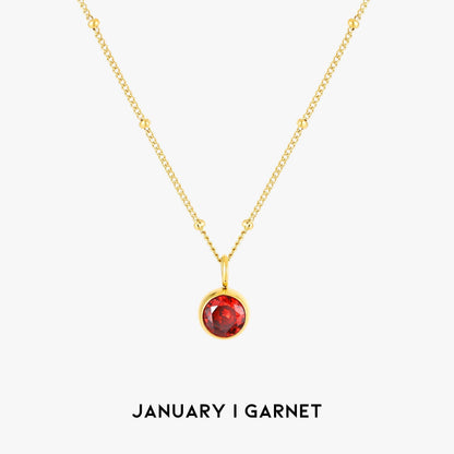 Aurora Birthstone Necklace - A Enchanting Connection