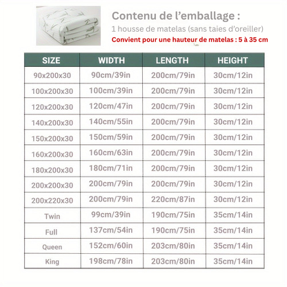 BambooCool Mattress Protector – Breathable and Cooling for Improved Sleep Comfort