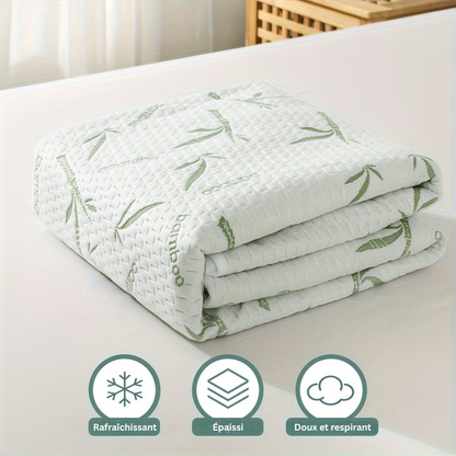 BambooCool Mattress Protector – Breathable and Cooling for Improved Sleep Comfort