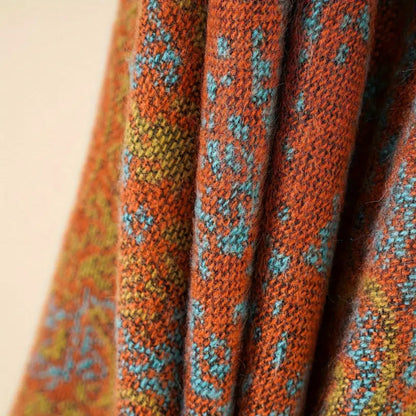 Baroque Pattern Warm Blanket Shawl