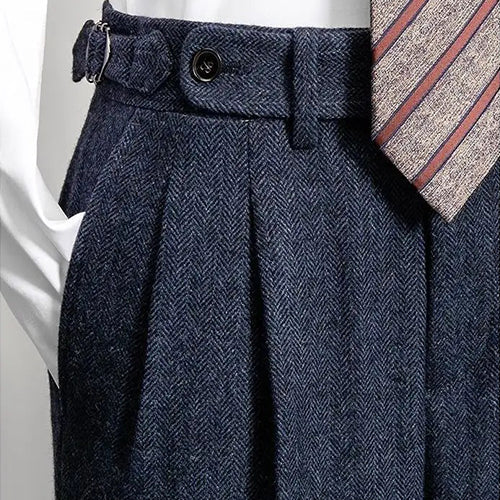 Comfortable Belted Trousers for Polished Workwear