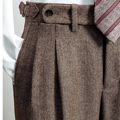Comfortable Belted Trousers for Polished Workwear