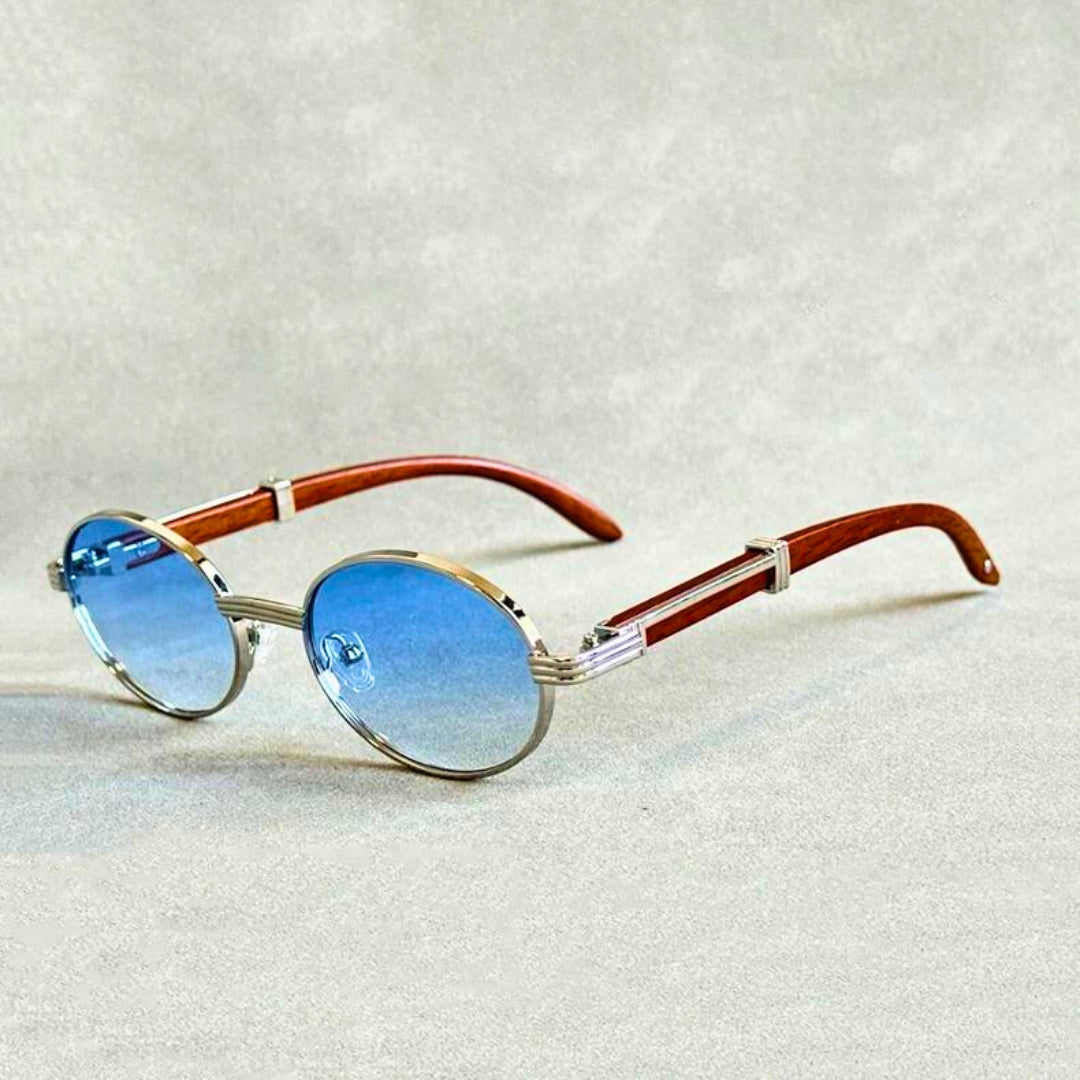 Fashionable Round Sunglasses with UV400 Protection