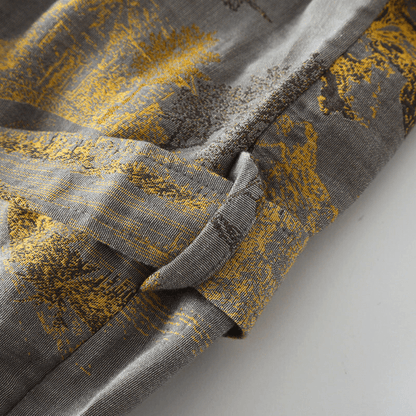 BREEZEWRAP: Breathable Kimono Robe with Vintage Appeal