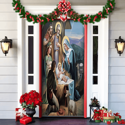 Last day 50% OFF🌟2025 Christmas and Halloween front door decoration
