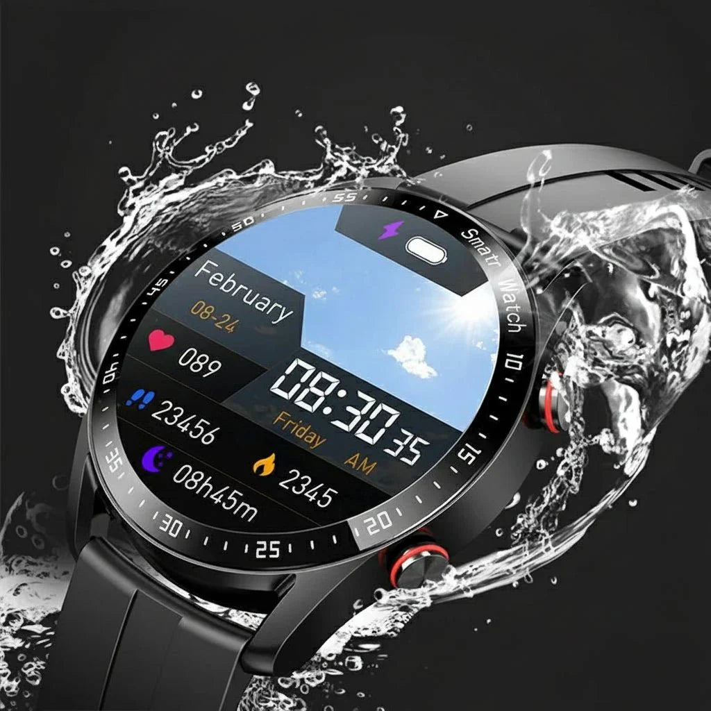 CARDIOTRON – Men's ECG & PPG Smartwatch with Phone Calls