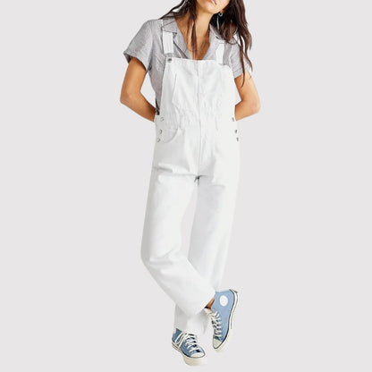 Casual Jumpsuit with Adjustable Straps