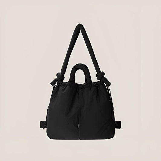 Puffy Quilted Backpack Bag