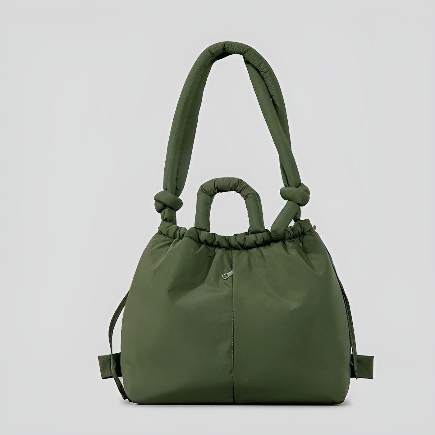 Puffy Quilted Backpack Bag